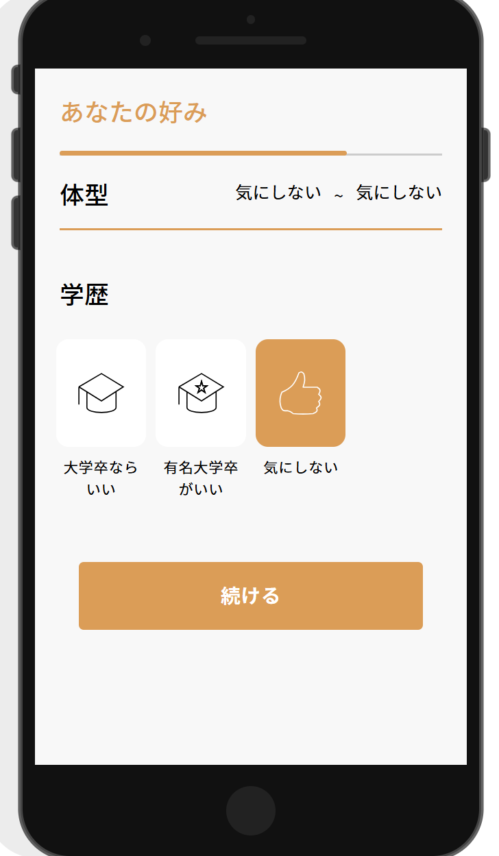 バチェラーデートの流れ｜希望条件の学歴