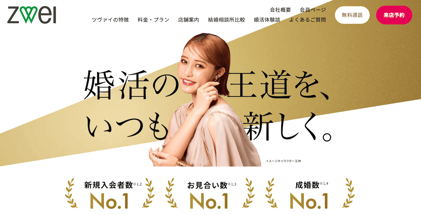 ツヴァイの女性のレベルは高い