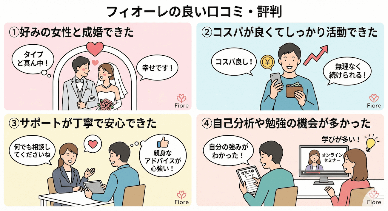 フィオーレの良い口コミ・評判