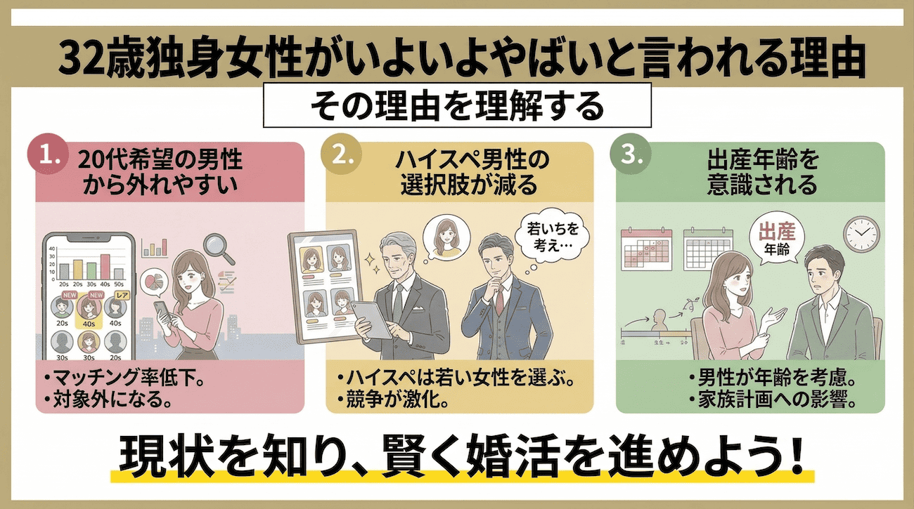 32歳独身女性がいよいよやばいと言われる理由